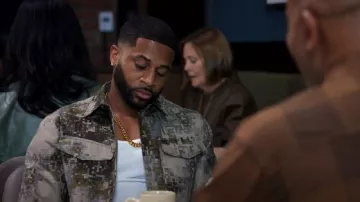 G Star Raw Cargo Pocket Regular Shirt worn by Zachary 'Zac' Taylor (Devale Ellis) as seen in Tyler Perry's Sistas (S09E18)