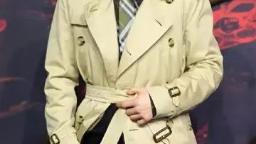 Beige Coat worn by (Noah Schnapp) in Stranger Things: The Rightside Up