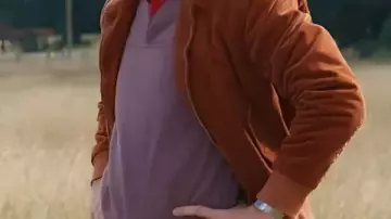 Brown Jacket worn by (Steve Harrington) in Stranger Things: The Rightside Up