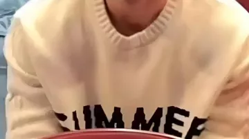 Nick Jonas Summer Land Sweater worn by Nick Jonas in King x Nick Jonas - Maan Meri Jaan (Afterlife) [Official Video]