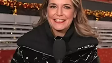 Today Show Savannah Guthrie Quilted Down Jacket worn by Savannah Guthrie as seen in Today