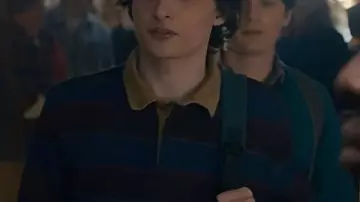 Stranger Things S5 Finn Wolfhard Polo Shirt worn by Mike Wheeler (Finn Wolfhard) in Stranger Things (S05)