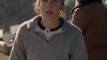 Stranger Things S05 Millie Bobby Brown Cropped Sweatshirt worn by Jane 'Eleven' Hopper (Millie Bobby Brown) in Stranger Things (S05)