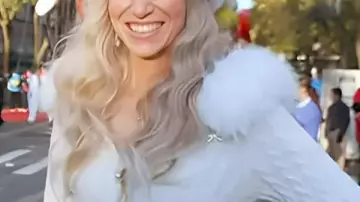 The Today Show 2025 Debbie Gibson White Jumpsuit worn by Debbie Gibson in Today