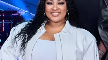 Snap-Arm Jacket worn by Yoshihanaa White as seen in The Voice (S28)