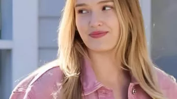 Home And Away 2025 Maddison Brown Pink Jacket worn by (Maddison Brown) in Home and Away (S38)