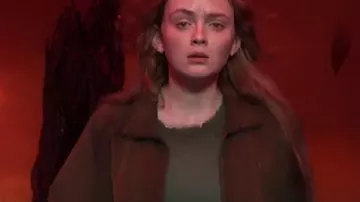 Stranger Things S05 Sadie Sink Green Striped Top worn by Max Mayfield (Sadie Sink) as seen in Stranger Things (S05)