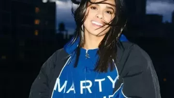 Veste coupe-vent Marty Supreme de Misty Copeland telle que vue dans Marty Supreme