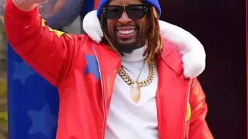 Parade de Thanksgiving 2025 de Lil Jon Macy Jacket Red