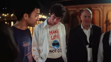 Make Love Not CO2 T-Shirt worn by Bosco (Dominic Sessa) in Now You See Me: Now You Don't