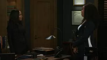 Sam Edelman Christy Box Small Convertible Shoulder Bag worn by Naomi Hamilton (Arielle Prepetit) as seen in Beyond the Gates (S01E175)