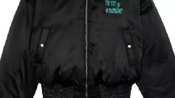Got A Wishlist Bomber Jacket worn by Miranda Cosgrove in WORLDS MOST EXPENSIVE GOLF BALL IN THE WORLD