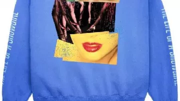 La Vie d’une Showgirl Sweat à capuche violet bleu porté par Taylor Swift dans Chaque album a son : La Vie d’une Showgirl édition | #taylorswift #shorts