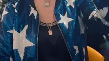 Chaqueta de lentejuelas de Stars que lleva Jess (Lorraine Ashbourne) en Riot Women