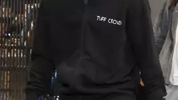 Black Hoodie worn by Stephen Curry in Stephen Curry Wears Warriors New Uniform For the First Time! | #shorts