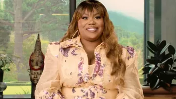 Shoe Essence Still Blossoming Floral Dress worn by Shermona Long as seen in Tiffany Haddish Goes Off (S01E02)