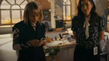 JW Anderson Long Sleeve Top worn by Dr. Ingrid Derian (Eve Harlow) as seen in Watson (S02E07)