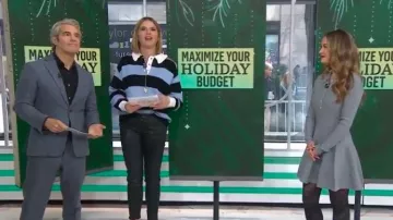 Vestido de corsé acampanado Fleur du Mal Henley llevado por Nicole Lapine, tal como se ve en Today el 28 de noviembre de 2025