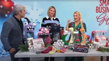 Claudie Pierlot Manon Striped Rugby Shirt worn by Jenna Bush Hager as seen in Today with Jenna & Friends on November 28, 2025