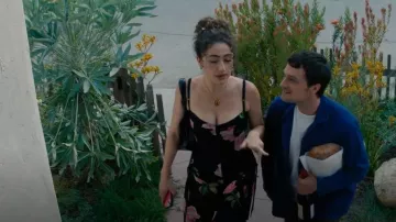 Dolce & Gabbana 2003 Rose Bustier Dress worn by Maia (Rachel Sennott) as seen in I Love LA (S01E05)