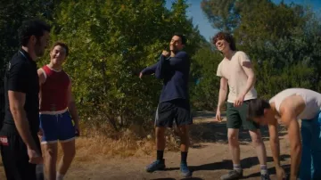 Champion Long Sleeve Shir worn by Dylan (Josh Hutcherson) as seen in I Love LA (S01E05)