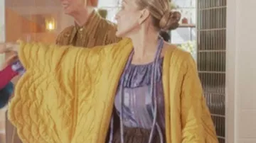 Yellow Scalloped Coat worn by Carrie Bradshaw (Sarah Jessica Parker) as seen in And Just Like That… (S02)