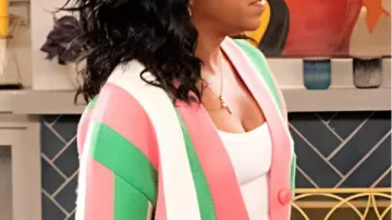 The Neighborhood S8 Tichina Arnold Striped Cardigan