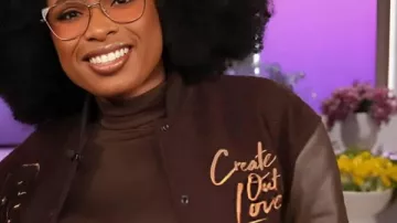 The Jennifer Hudson Show S4 Jennifer Hudson Brown Jacket