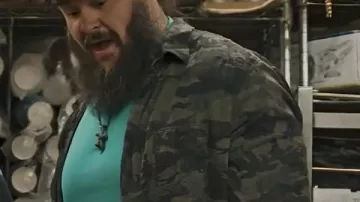 Everything On The Menu with 2025 Braun Strowman Camouflage Shirt worn by Self - Host (Braun Strowman) in Everything On The Menu with Braun Strowman (S01)