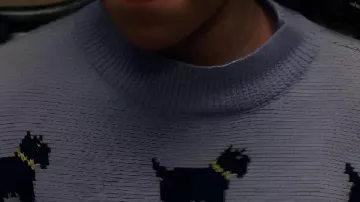 Dog Printed Sweatshirt worn by Erica Sinclair (Priah Ferguson) in Stranger Things: The Rightside Up