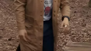 Beige Long Coat worn by Dustin Henderson (Gaten Matarazzo) in Stranger Things: The Rightside Up