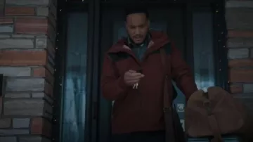 The North Face Antora Waterproof Jacket worn by Noah Johnson (Jake Epstein) as seen in Mistletoe Murders (S02E01)