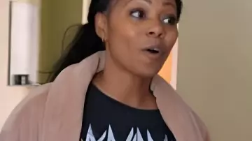 Tiffany Haddish Goes Off Sparkle Clark Graphic Black T Shirt used by (Sparkle Clark) as seen in Tiffany Haddish Goes Off (S01)