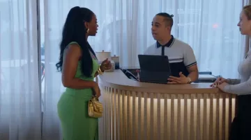 Cinq a Sept Vera Dress worn by Keiarna Stewart as seen in The Real Housewives of Potomac (S10E09)