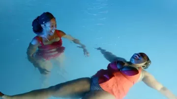 Madga Butrym Floral Appliquéd Cutout Swimsuit worn by Tiffany Haddish as seen in Tiffany Haddish Goes Off (S01E05)