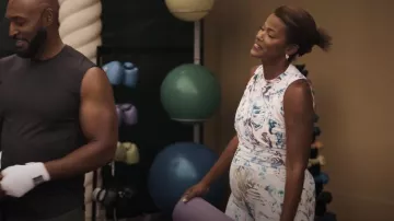 Calia Women's Wrap Front Tissue Tank worn by Vivian Banks (Cassandra Freeman) as seen in Bel-Air (S04E04)