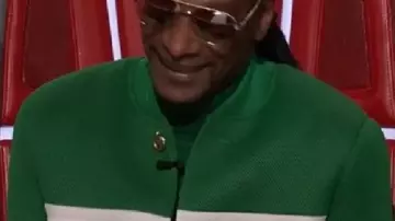 The Voice S28 Snoop Dogg Green Jacket of Snoop Dogg in The Voice