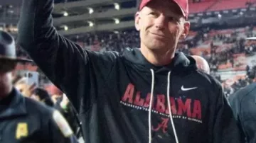 Sudadera Kalen Deboer Black Alabama || Sudadera negra de la muerte