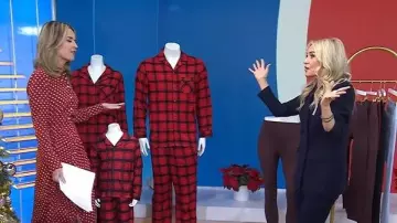 Elie Tahari Double Breasted Crepe Blazer worn by Chassie Post as seen in Today on December 1, 2025