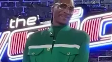 The Voice S28 Snoop Dogg Green Jacket of Snoop Dogg in The Voice