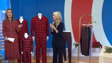 Elie Tahari Fit & Flare Pant worn by Chassie Post as seen in Today on December 1, 2025