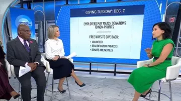 Robe body-concon Simon Miller Runa portée par Vicky Nguyen telle que vue dans Today le 1er décembre 2025