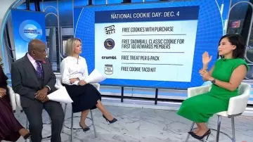 Escarpins Aldo Ebenezer portés par Vicky Nguyen tels que vus dans Today le 1er décembre 2025