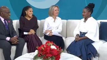 Patou Bubble Blouse worn by Amanda Gorman as seen in Today on December 1, 2025