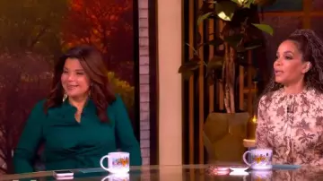 Diane von Furstenberg Michele Jumpsuit worn by Ana Navarro as seen in The View on December 1, 2025