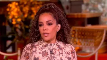 Ulla Johnson Rhea Shirt Dress with Ruffle Skirt worn by Sunny Hostin as seen in The View on  December 1, 2025