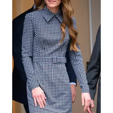 Houndstooth Dress worn by Kate Middleton (Catherine, Duchess of Cambridge) in about.london