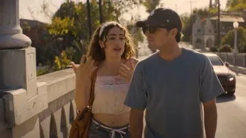 Fossil Brown Genuine Leather 75082 Handbag worn by Maia (Rachel Sennott) as seen in I Love LA (S01E05)