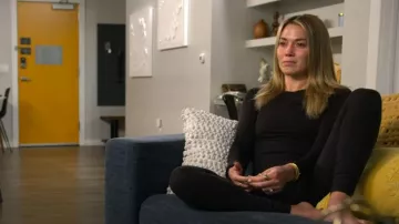 Lululemon Hold Tight Long-Sleeve Shirt worn by Megan Walerius as seen in Love Is Blind (S09E12)