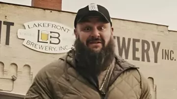 Everything On The Menu with Braun Strowman Quilted Jacket worn by (Braun Strowman) in Everything On The Menu with Braun Strowman (S01)